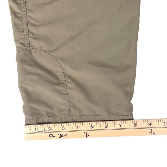 REI Women's Classic Sahara Cargo Pants Size 8 Convertible Shorts Khaki Beige EUC - Picture 15 of 16